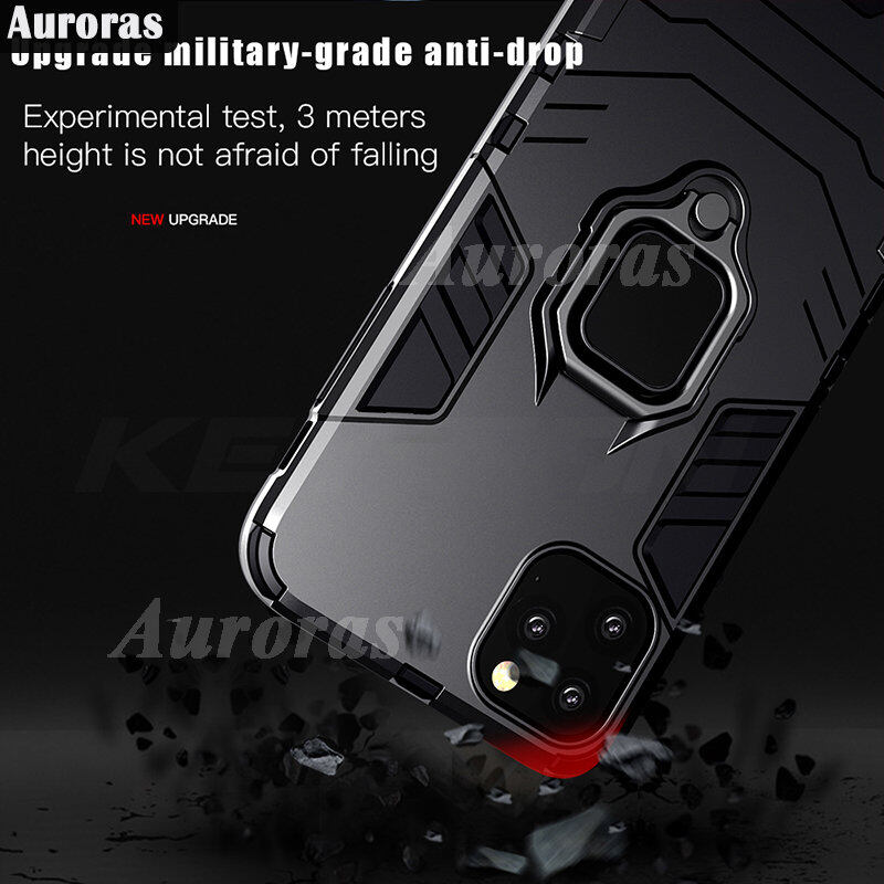 For Samsung Galaxy A15 Case Silicone Armor Metal Ring Stand Case Armor Back Protective Shockproof Hard Dual Layer for Galaxy A15 Cover