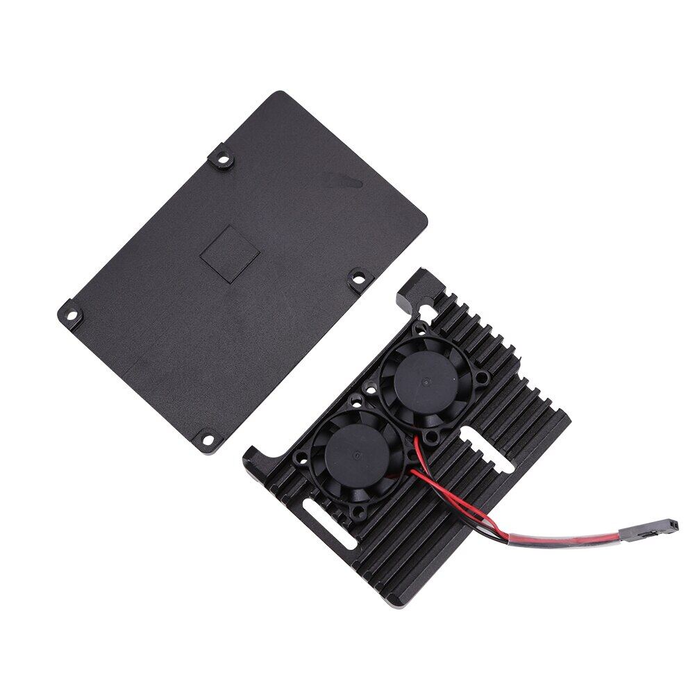 Raspberry Pi 3 Aluminum Metal Case For Raspberry Pi 3 Model B 3B Plus Aluminum Case Box With Dual Fan Heat Sink Raspberry Pi 3