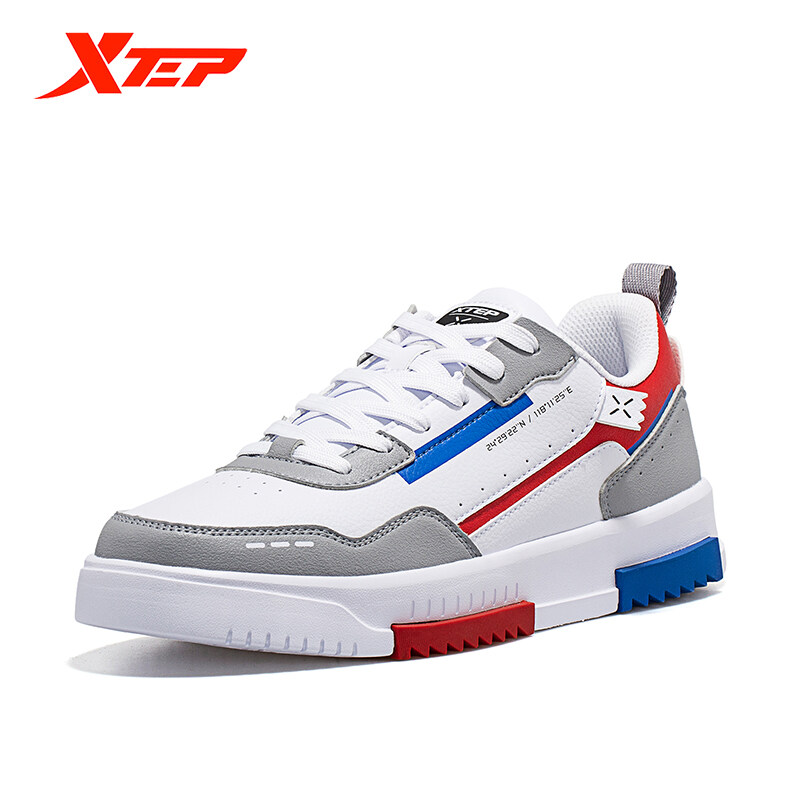 Xtep M Giày trượt ván nam giày thường ngày thời trang thoải mái cho nam giày thể thao thường ngày chống trượt phối màu hợp thời trang 879119317061