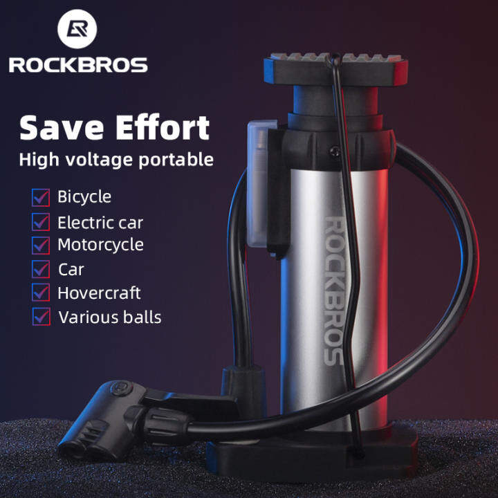 ROCKBROS Bơm Xe Đạp Xe Đạp, Máy Bơm Khí Cầm Tay AV/FV Áp Suất Cao 80PSI Chân Bomba De Ar Bicicleta Bơm Xe Đạp Leo Núi, Xe Đạp Phụ Kiện – RockBros >>> top1shop >>> lazada.vn