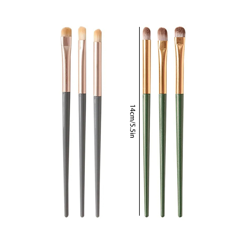 【ZNBY】Soft and Portable 3-piece Makeup Brushes, Eye Shadow Brushes, Makeup Brush Set, Makeup Tools, Eye Brushes