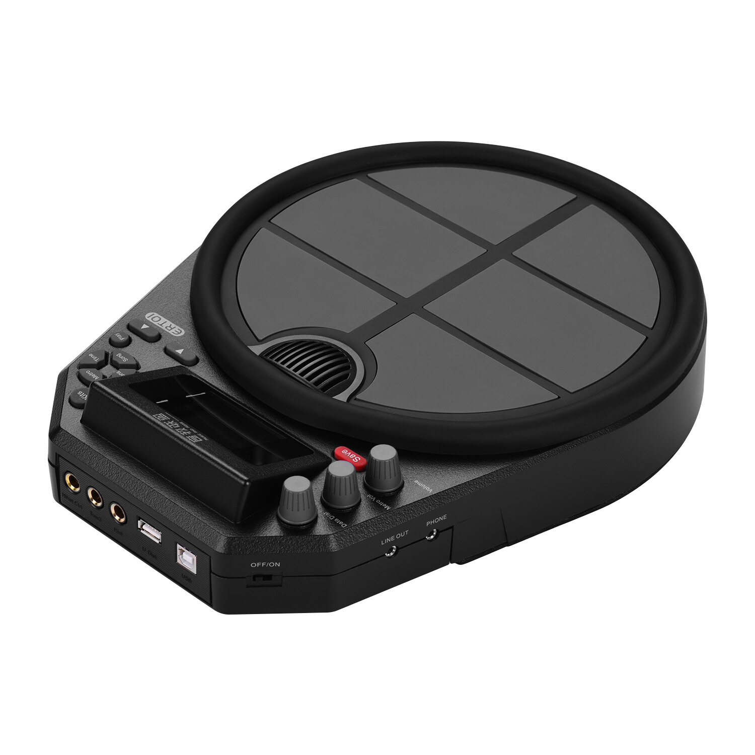 Portable Electronic Drum Percussion Drum Practice Pad 15 Drum Kit