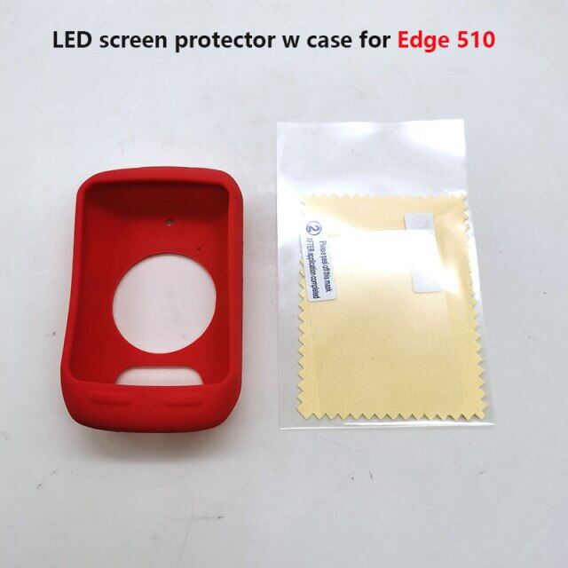 Generic bike gel skin case & led screen protector cover for garmin edge 510 gps computer quality case for edge 510 case
