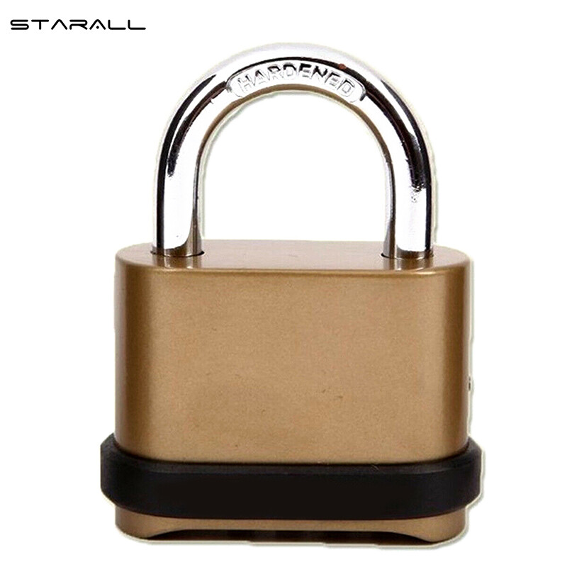 StarALL Four-Digit Number Combination Padlock Waterproof Lock for Garage Closet Door