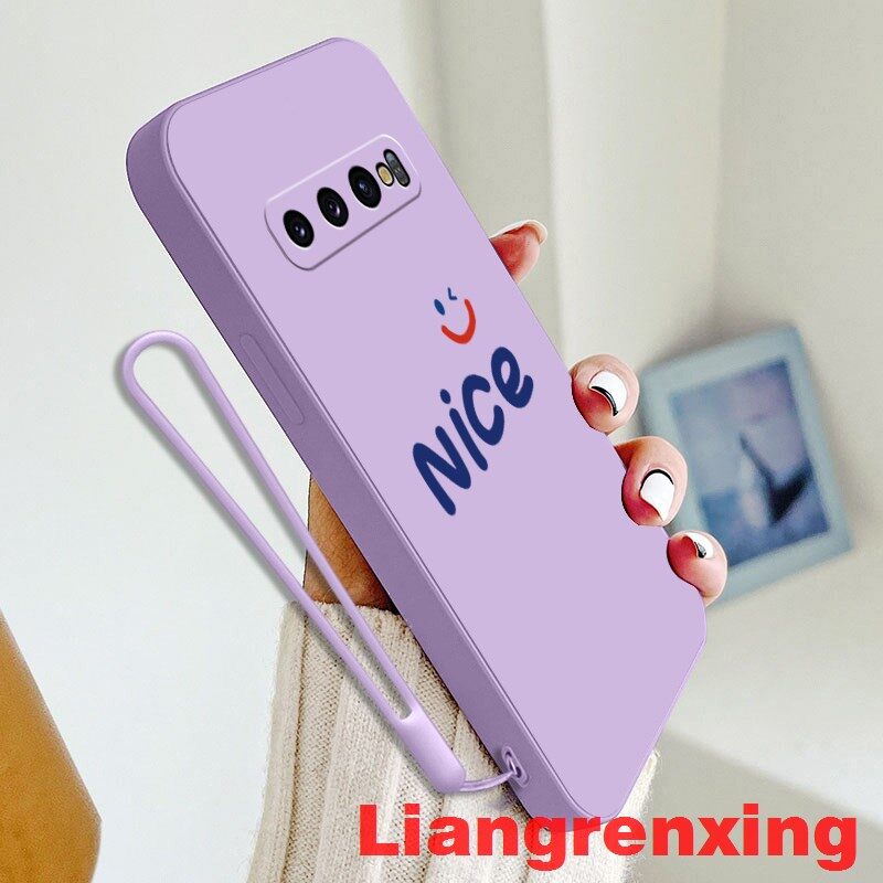 Casing samsung s10 plus samsung s10 pro samsung s10 phone case softcase silicone shockproof protector smooth shockproof bumper cover new design ytnc01