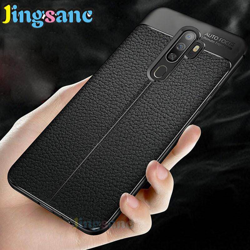 Jingsanc For OPPO A5 2020/A9 2020 OPPO A58 A78 A79 5G Luxury Leather Patten Business Soft TPU Silicone Back Case Cover