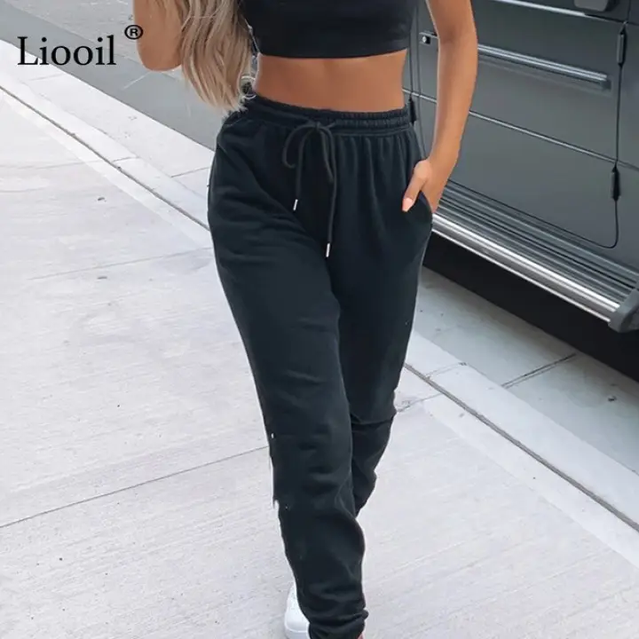 high rise sweatpants