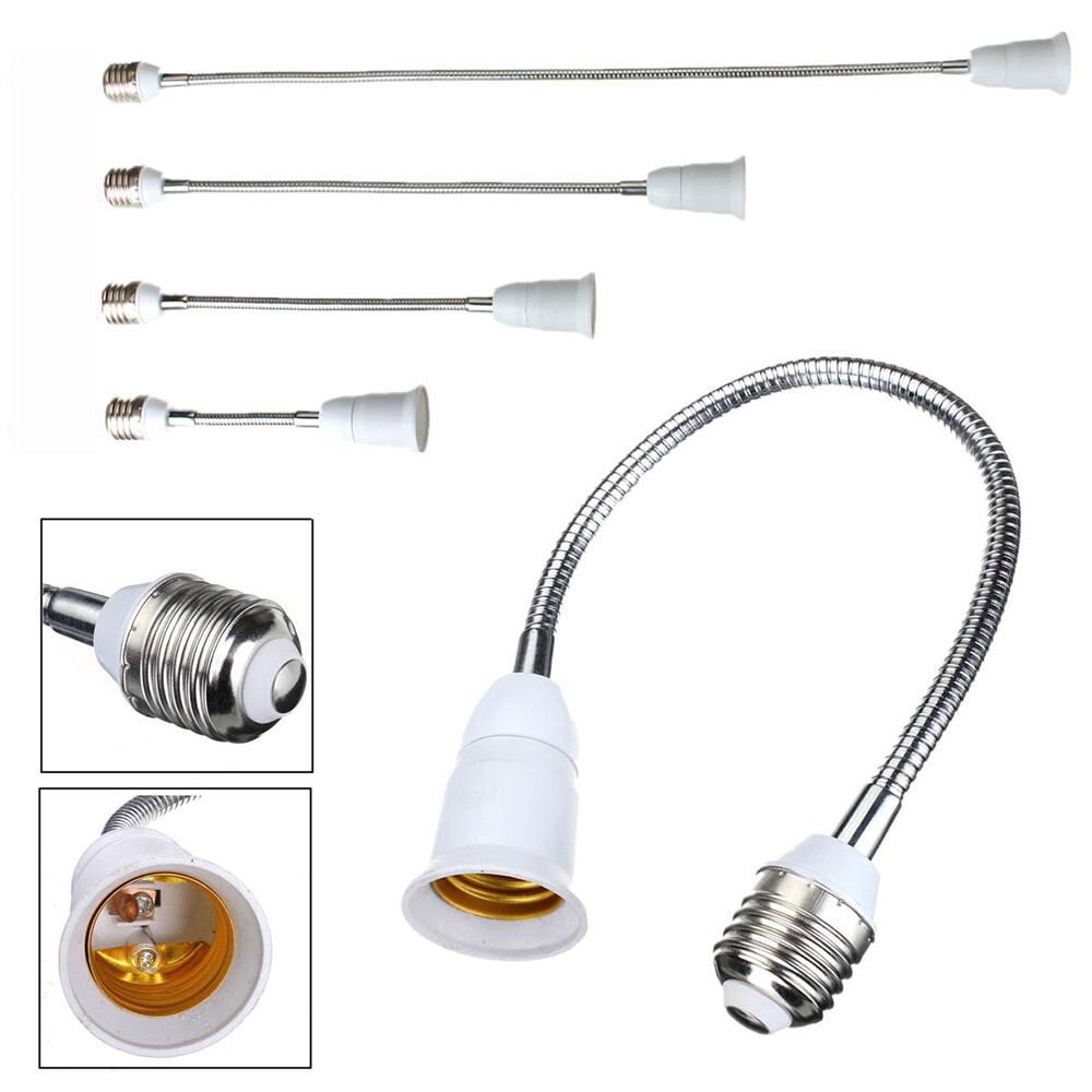 Durable Flexible Lighting Accessories Converters Elongation Holder LED Extension Adapter Bulb Socket Lamp Base Lamp Holder