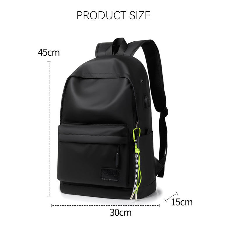 QFDI Men's backpack student schoolbag high school students backpack Korean version casual large-capacity backpack computer backpack