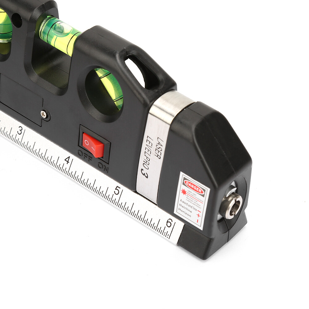 Đa năng laser dọc đo nhỏ gọn cầm tay đo độ cân bằng bằng laser 0-15cm/0-6inch nhiều mục đích cho thử nghiệm công nghiệp