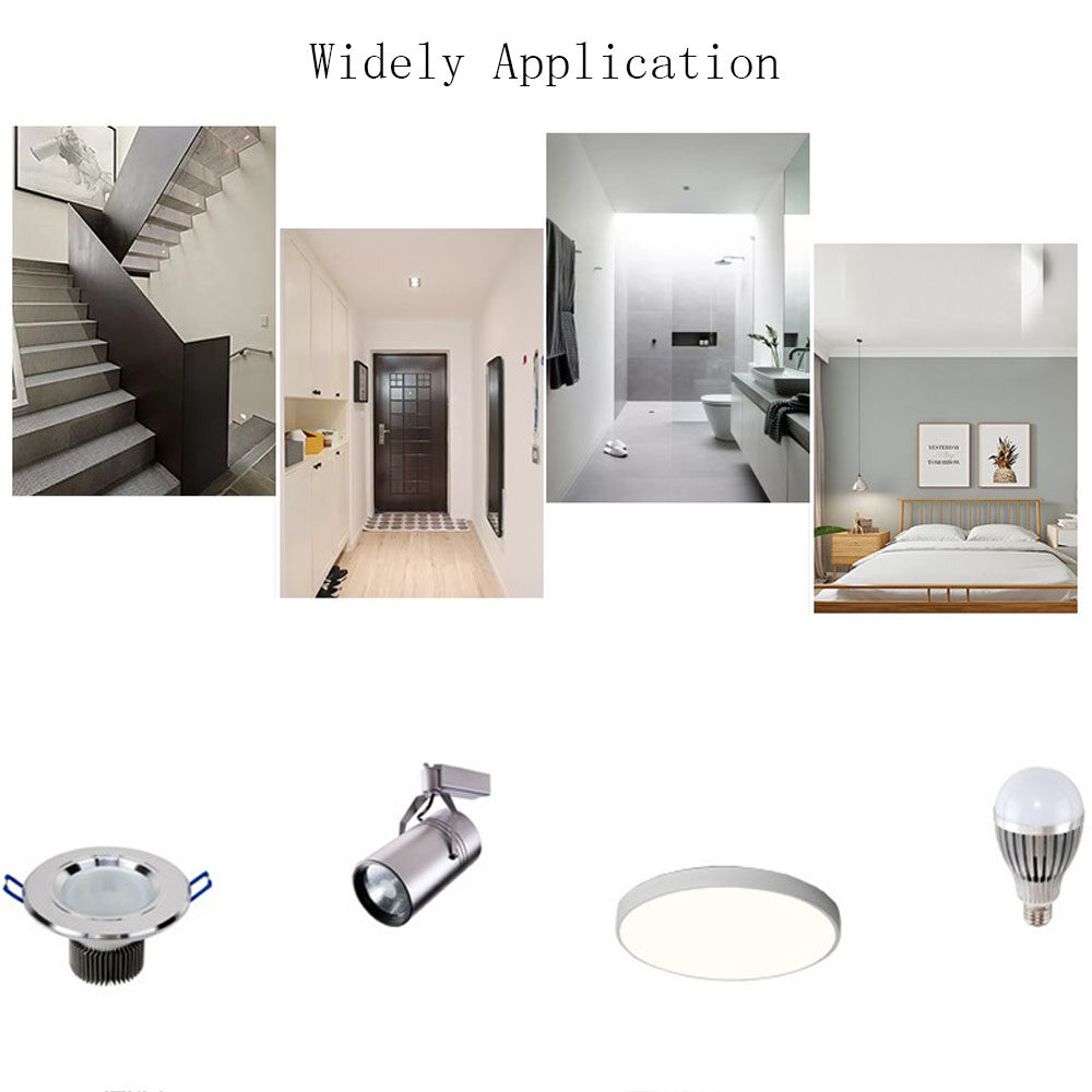 Ac 220V thời gian có thể điều chỉnh 5.8GHz Radar vi sóng Công tắc cảm biến chuyển động cơ thể Detector Rơle tác dụng chậm chuyển đổi đèn Led cảm biến
