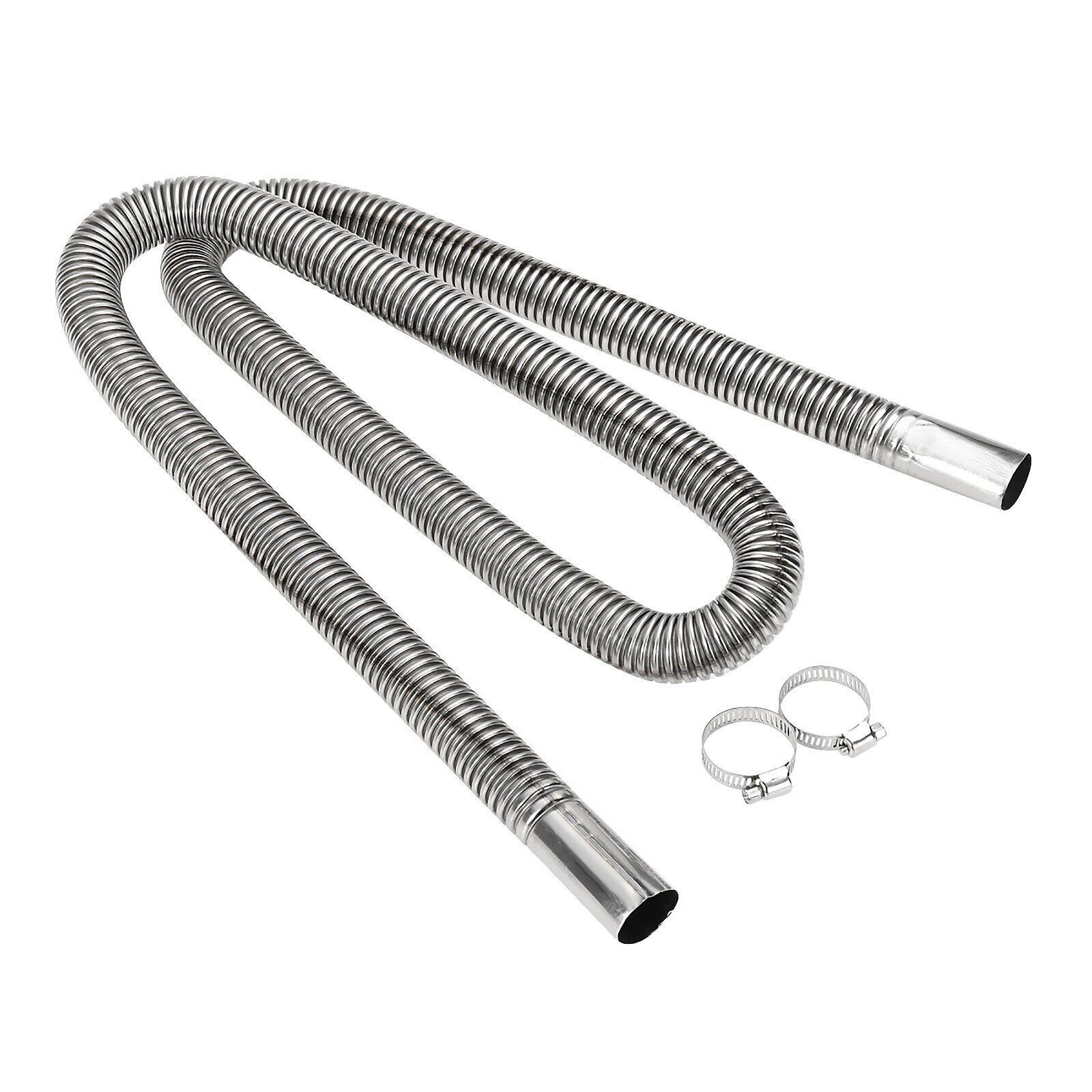 1 120Cm Car Air Heater Pipe Replacement Stainless Steel Exhaust Pipe For Power Generator / Car Heater Auto Replacement Parts