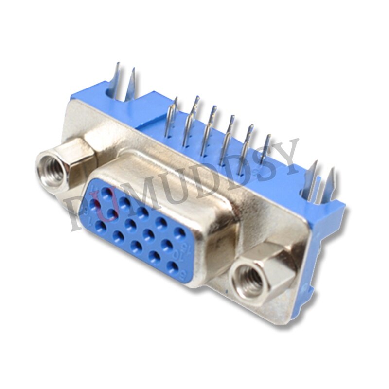 5 cái ổ cắm kết nối DB9 DB15 RS232 Harpoon nam/nữ với bộ vít bài 3.08 uốn cong ba hàng ổ cắm kết nối cổng VGA