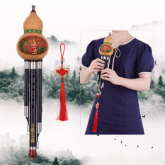 Ống Sáo Bầu Hình Bầu Chữ C 3 Tông Nhạc Cụ Truyền Thống Trung Quốc Với Hộp Đựng Nút Thắt Trung Quốc Dành Cho Người Mới Bắt Đầu Âm Nhạc Nghiệp Dư
