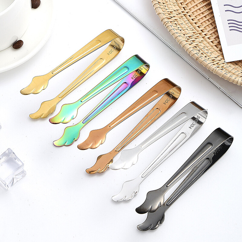Ice Cube Clip Sugar Tong Bar Ice-cube Picker Clamp Kitchen Accessory