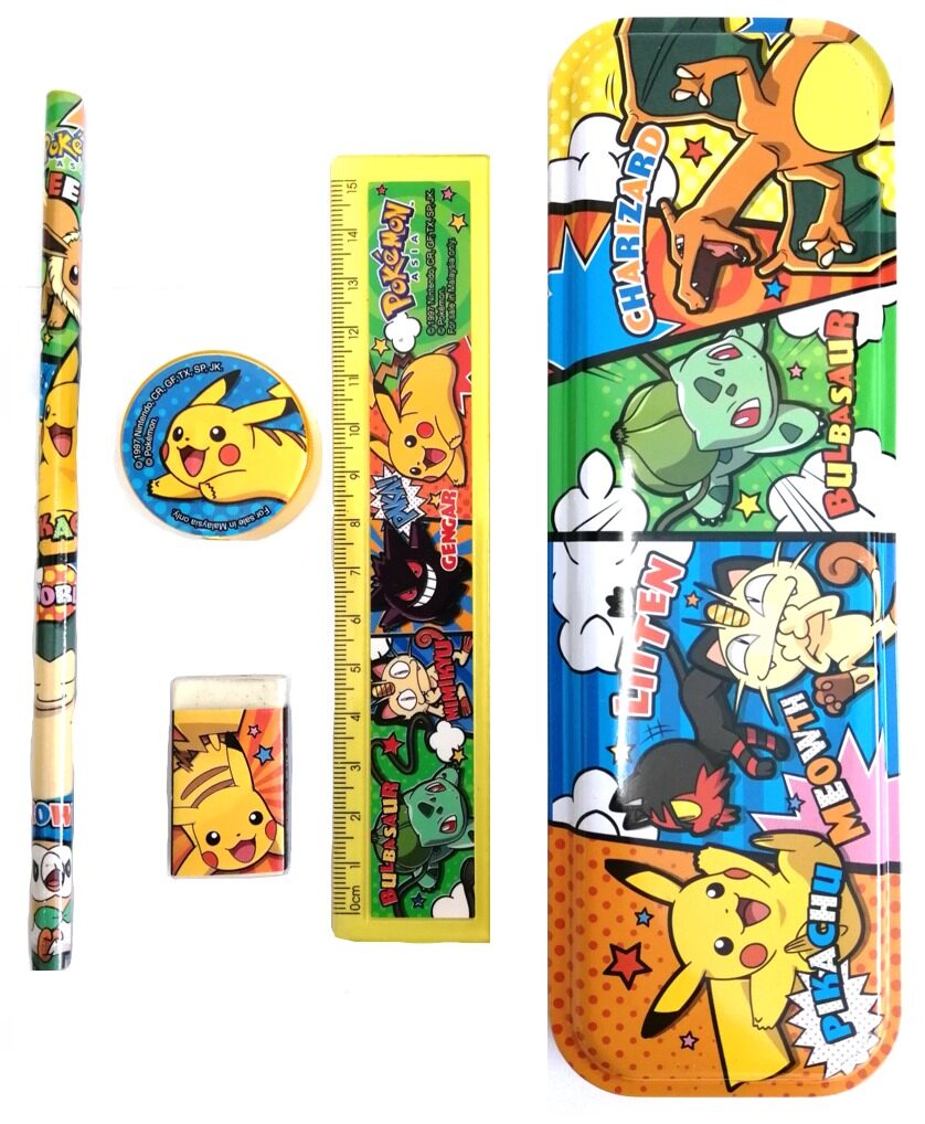 Pokemon Stationery Set 5 in 1 | Lazada