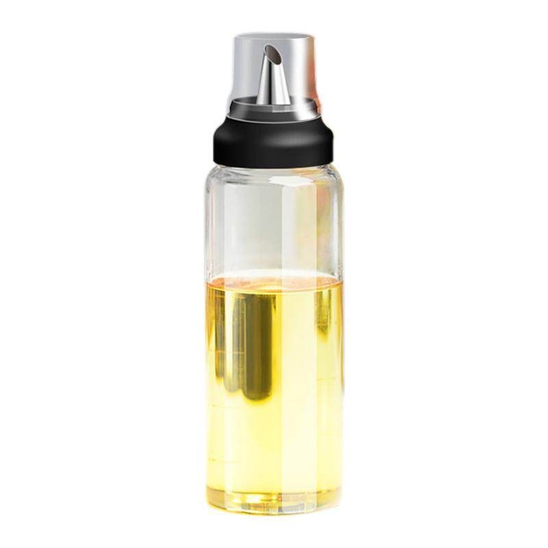 Premium Olive Oil Bottle No Drip Glass Oil Pourer Kitchen Olive Oil Container Vinegar Measuring Spout Bottle 300ml By Ertic