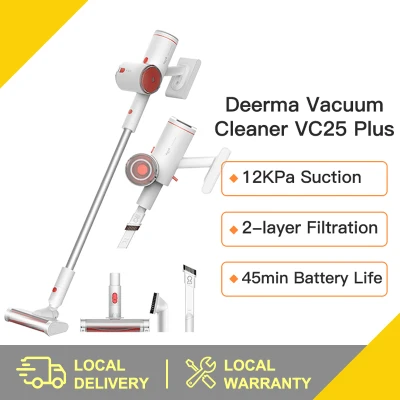[Global Version] Deerma Cordless Vacuum Cleaner VC25 Plus Ultra Light Handheld Vacuum 12KPa suction Exercise Equipment