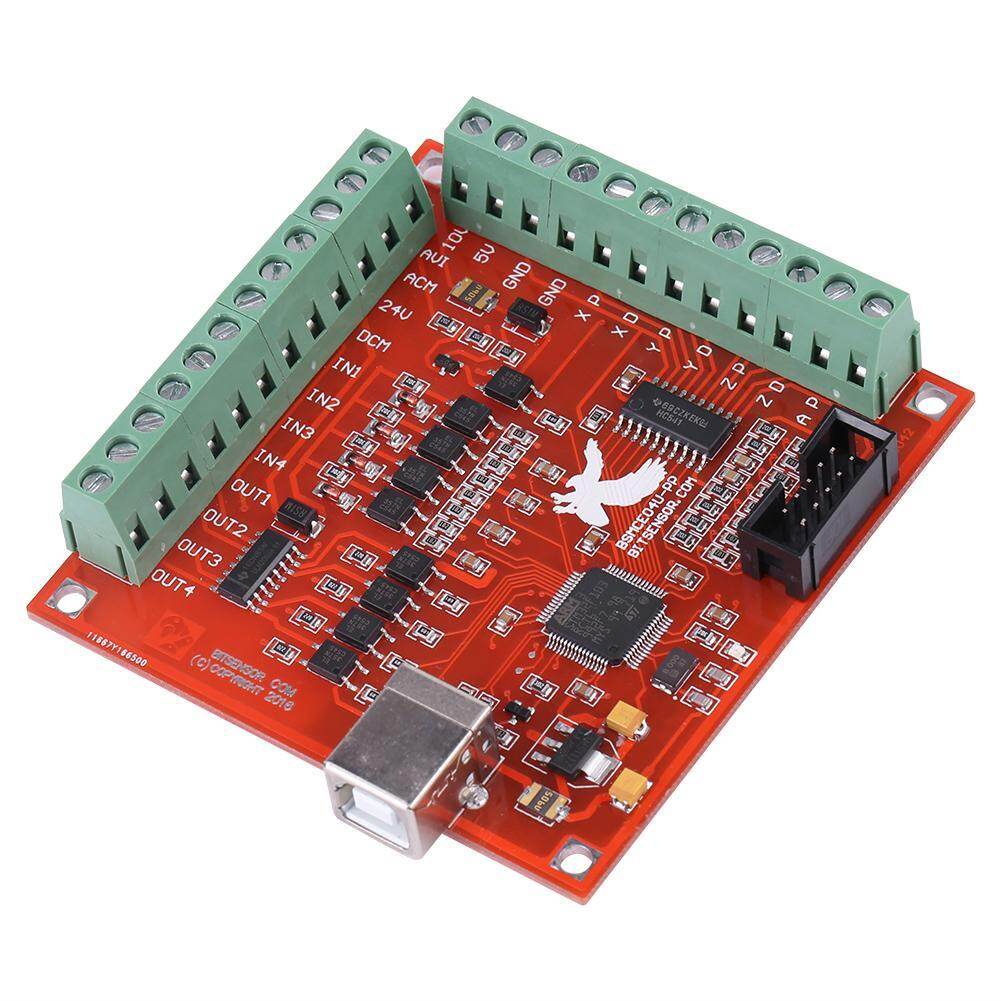 USB MACH3 100Khz Motion Controller Card Breakout Board for CNC Engraving