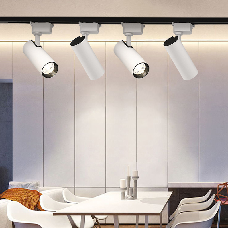 B&B Clothing Store Spotlights Surface Mounted Led Ceiling Lights Shop Background Wall Super Bright Spotlight Cob Rail Type Commercial Track Lights