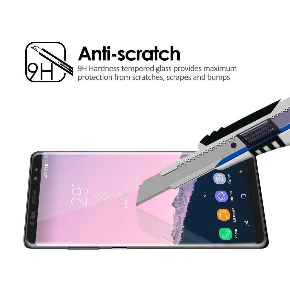 [Songful] 2 chiếc cho Samsung Galaxy Note 9 bọc hoàn toàn Miếng dán màn hình kính cường lực