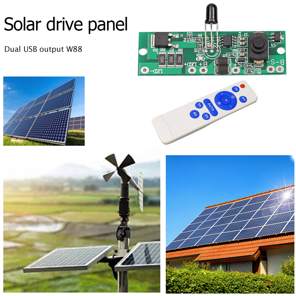 Bảng Mạch Đèn Đường Năng Lượng Mặt Trời 3.2V/3.7V Với Điều Khiển Từ Xa