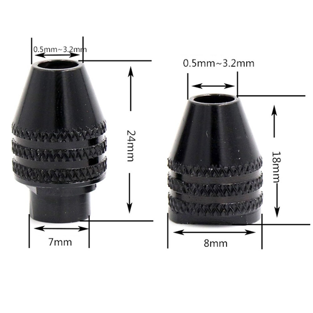Mini Keyless Drill Bit Multi Rotary Tools Converter Adapter Drill Chuck