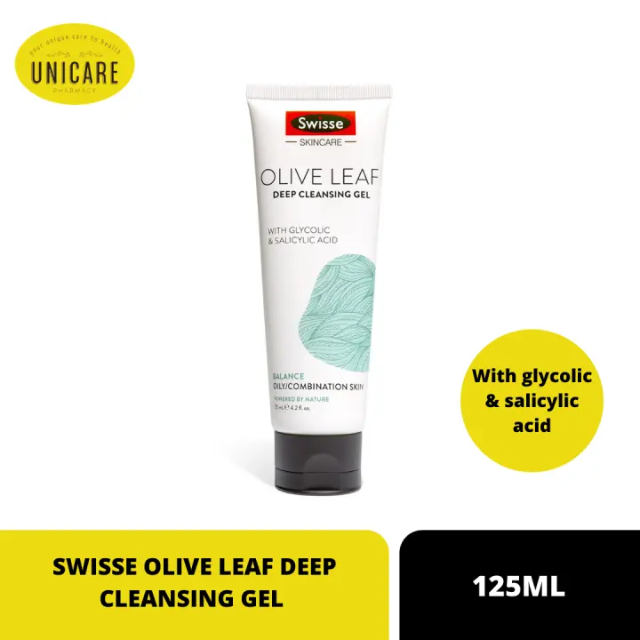 swisse skincare olive leaf deep cleansing gel