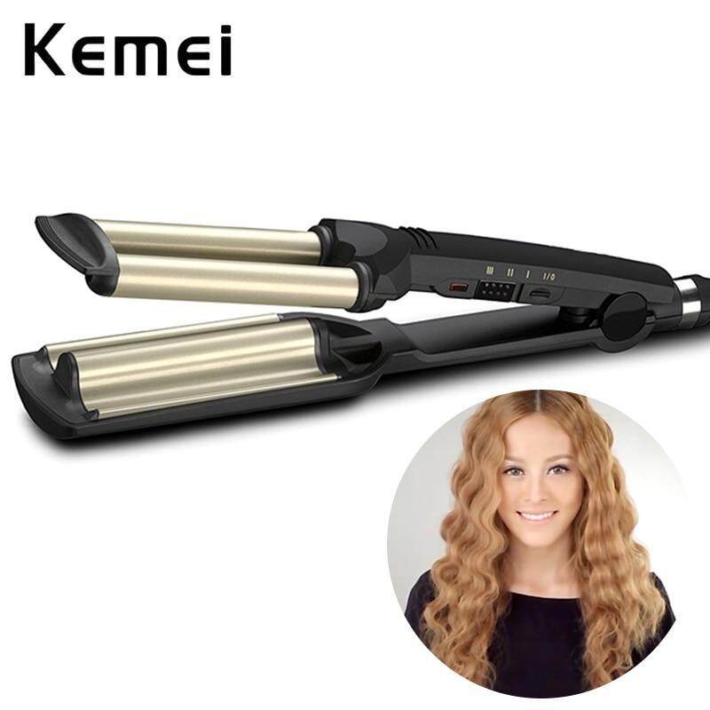 Kemei Professional Wave Hair Styler 3 Barrels Big Wave Curling Iron Hair Curlers Crimping Iron Fluffy Waver Salon Styling Tools(Horsetail clip And Hair Curlers) | Lazada Kemei Professional Wave Hair Styler 3 Barrels Big Wave Curling Iron Hair Curlers Crimping Iron Fluffy Waver Salon Styling Tools(Horsetail clip And Hair Curlers) | Lazada
