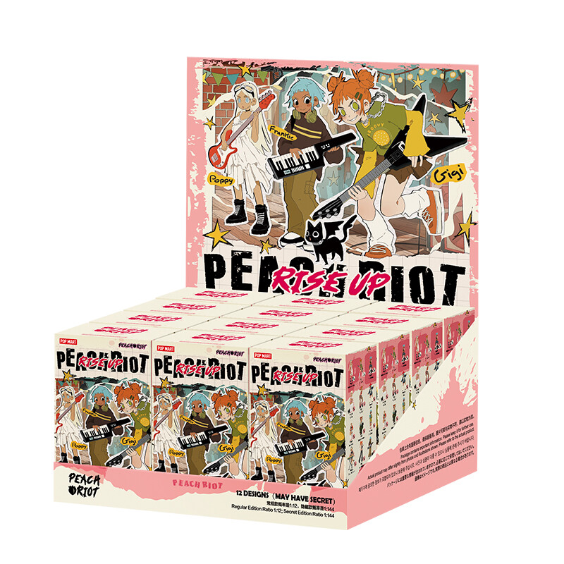 POP MART Peach Riot Rise Up Series Figures Blind Box