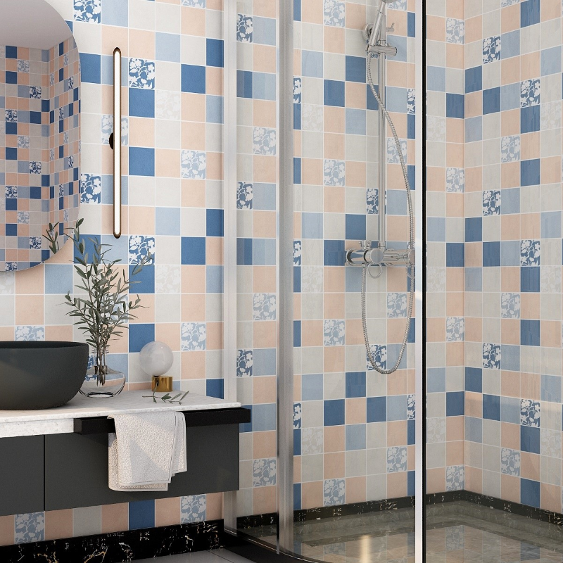 Bathroom wallpaper thickend oil-proof and waterproof kitchen wall sticker