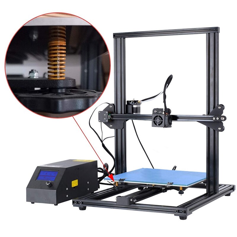 3D Printer Heat Bed Leveling Spring 8X20mm Compression Yellow for Creality Ender 2 3 Pro CR-10S PRO Hotbed (10 Pcs)