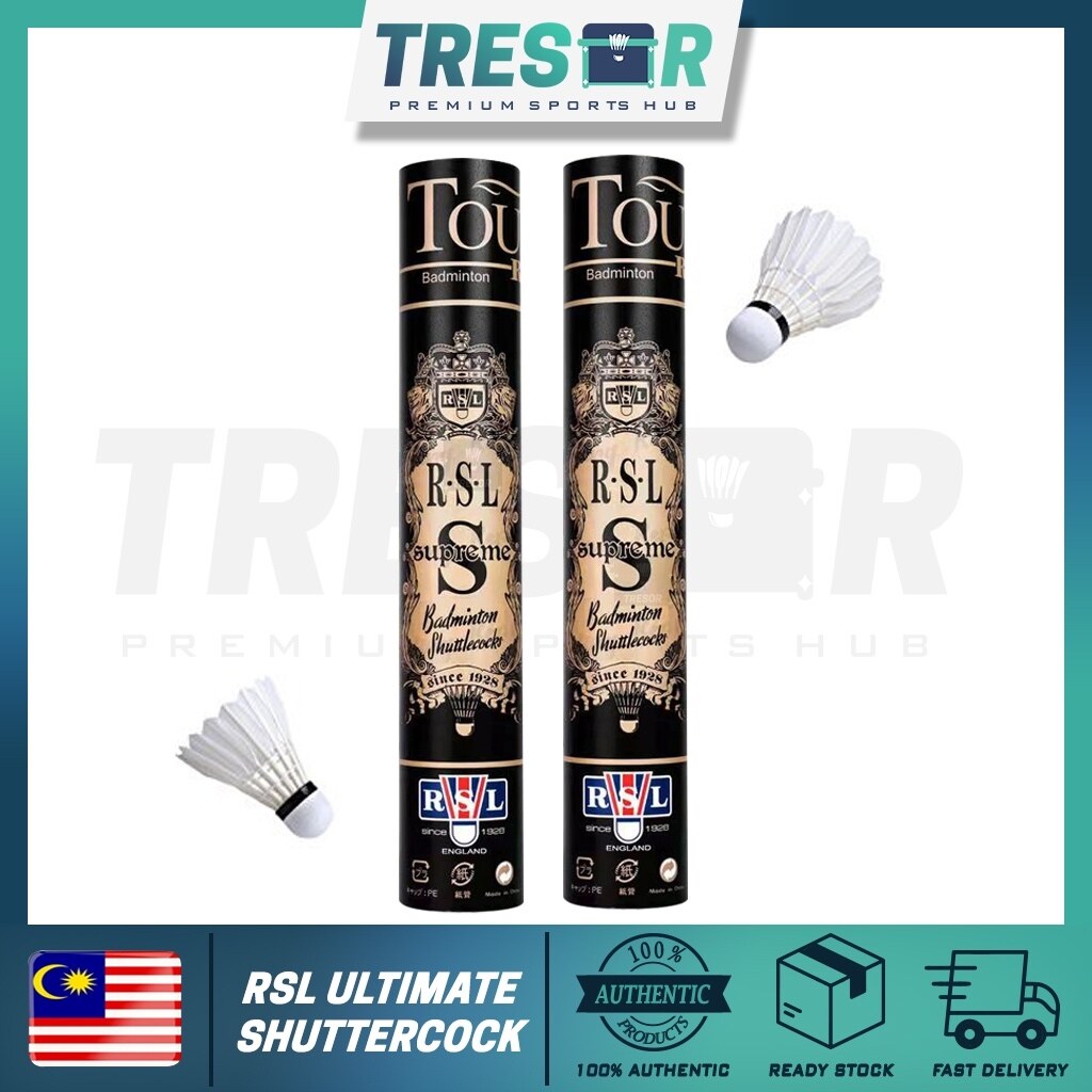 THE NEW RSL Shuttlecock Bulu Tangkis Badminton🔥Rsl Supreme/Rsl Ultimate