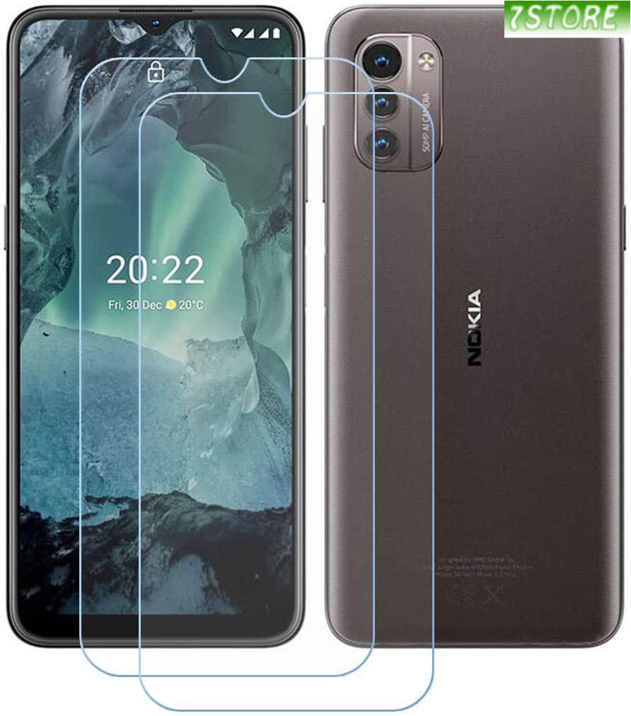 [2-Pack] for Nokia G21 Tempered Glass Screen Protector, 9H Hardness Anti-Scratch Anti-Fingerprint Anti-Bubble Compatible Full Coverage Clear Film for Nokia G21 (6,5#34;)