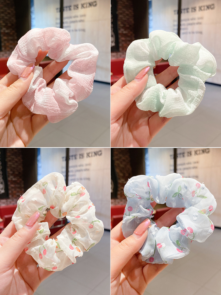 Dây Thun Cột Tóc Đơn Giản Hàn Quốc Cho Nữ