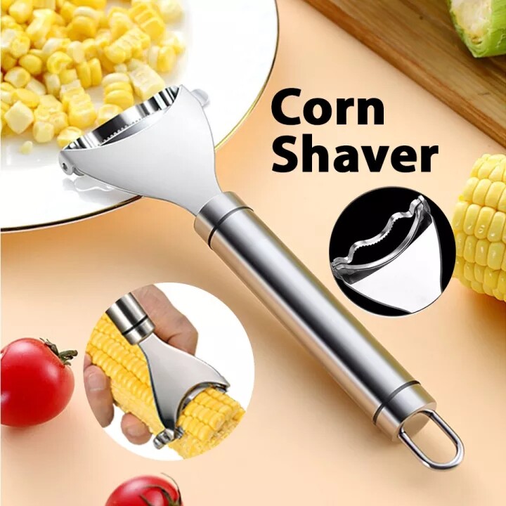 Stainless Steel Corn Stripper Corns Threshing Corn Thresher Stripper Peeler Corn Kerneler Peeler Fruit Vegetable Kitchen Gadgets