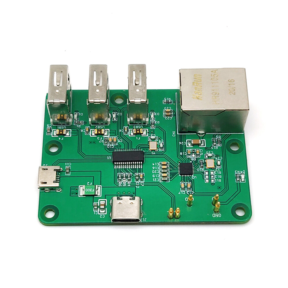 Raspberry Pi Zero Network HUB Expansion Board USB To Ethernet HUB Hub
