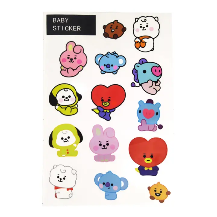 Bts Bt21 Baby Cartoon Transparent Stickers Mobile Phone Diary Stickers Diy Lazada Cartoon bird png transparent image. bts bt21 baby cartoon transparent stickers mobile phone diary stickers diy