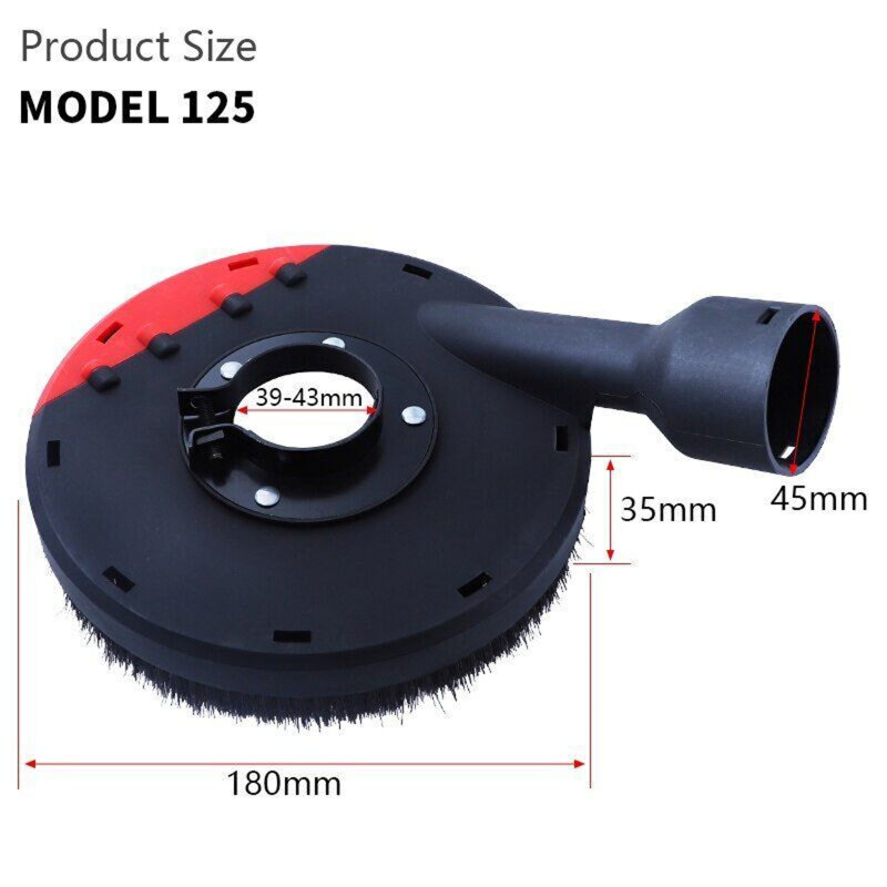 140mm Angle Grinder Dust Shroud Universal Surface Grinding Shroud Cover For Concrete Stone Dust Collection Grinding