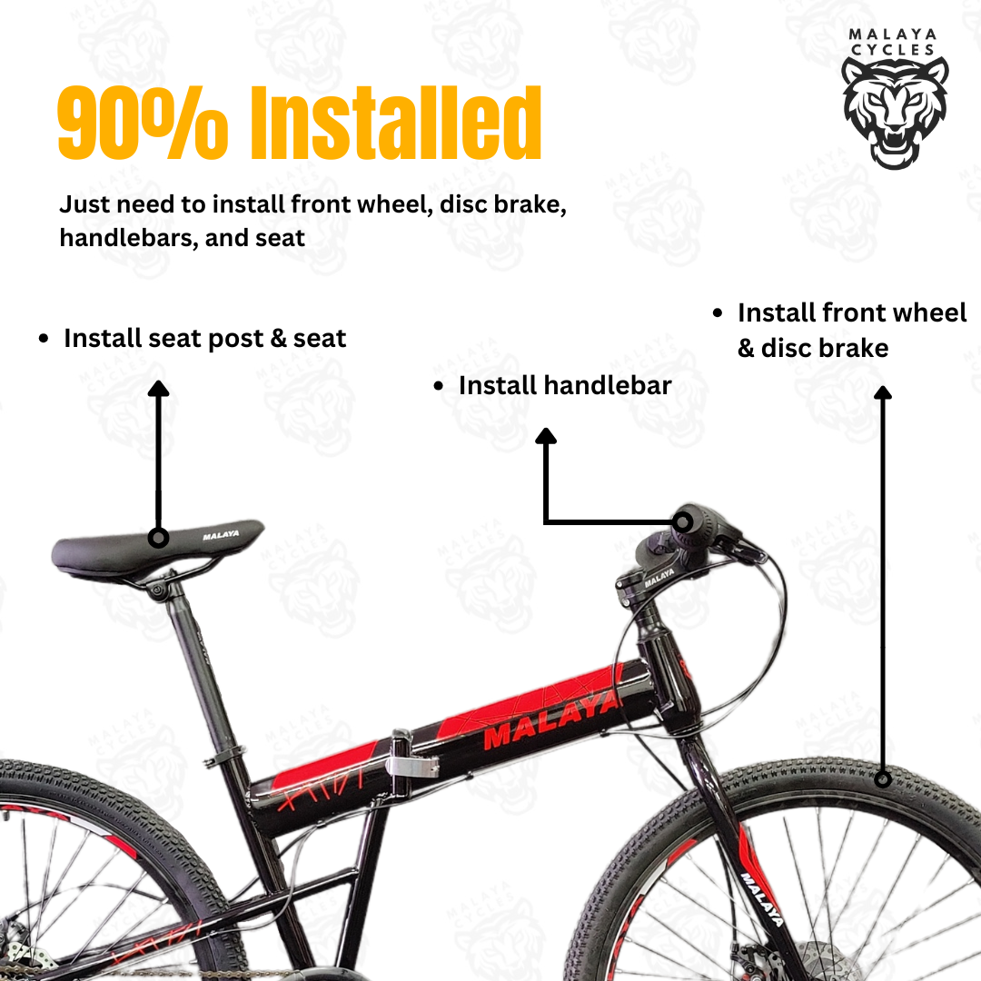 SHIMANO Folding Bike 26 29 inch Bicycle Basikal Mountain 21