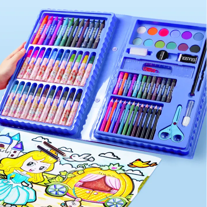 crayon and marker set