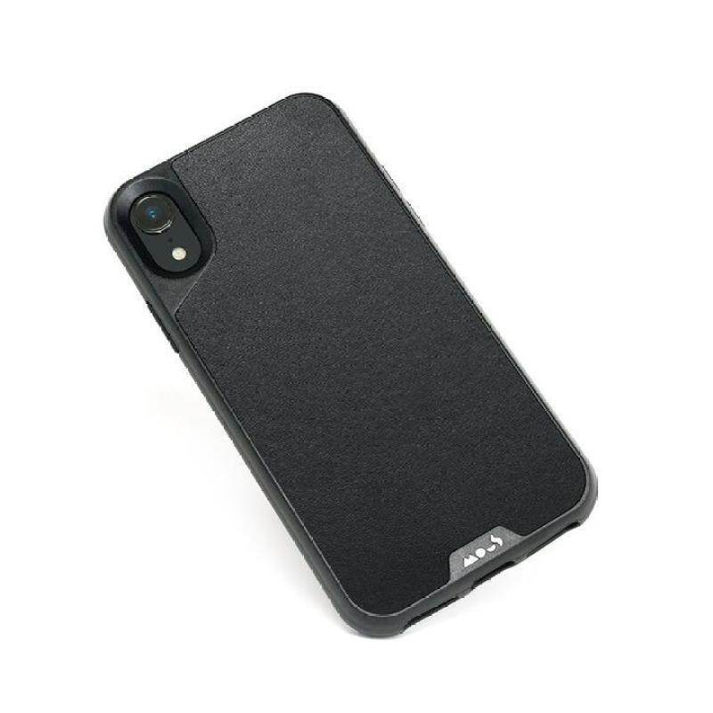 Coque Mous Limitless pour iPhone X et iPhone XS Cuir Noir et
