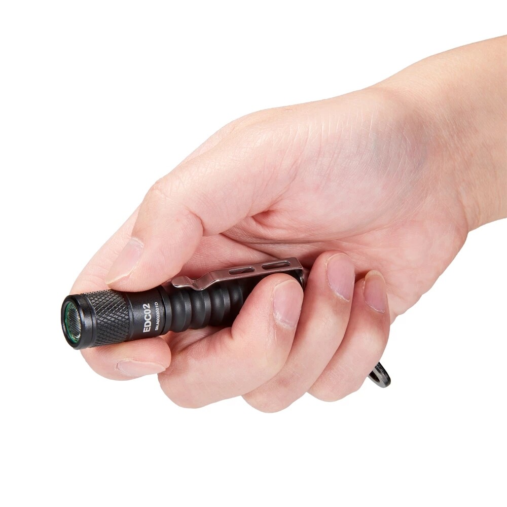 Lumintop EDC02 Mini AAA ไฟฉาย Tail และคลิป120Lumens TIR LED ไฟ