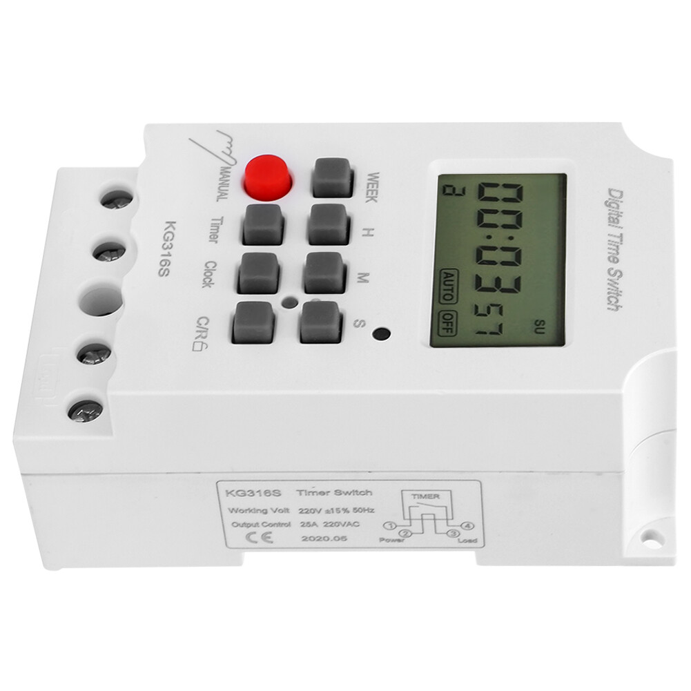 Digital Time Switch Timer Switch 32 Groups KG316S For Advertising Signs Neon