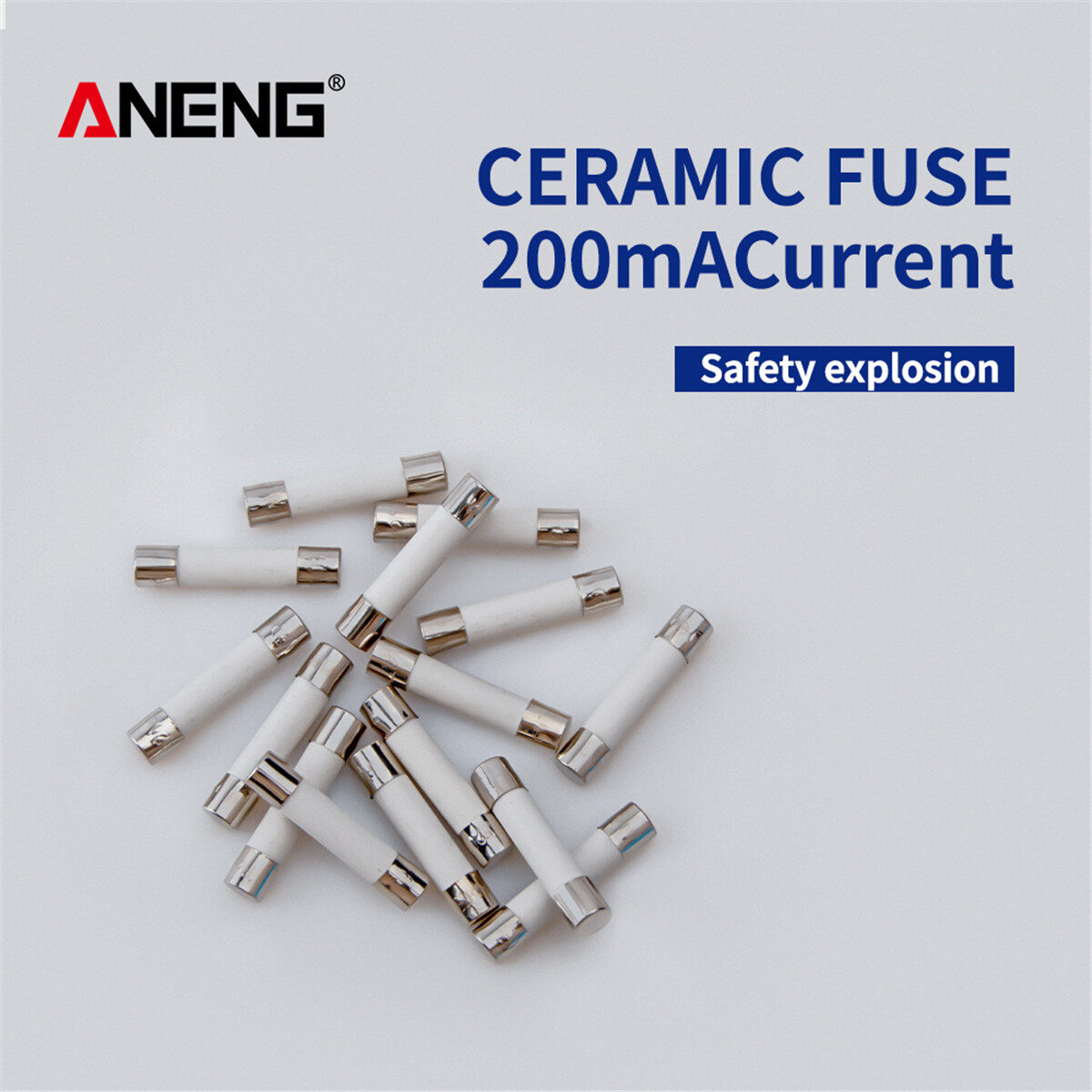 Cầu Chì Gốm Ống 6X30mm 5 * 200mA + 5 * 20A