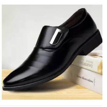 Ready Stock Men Formal Shoes Stylish Business Slip On Business Leather Men Shoes
