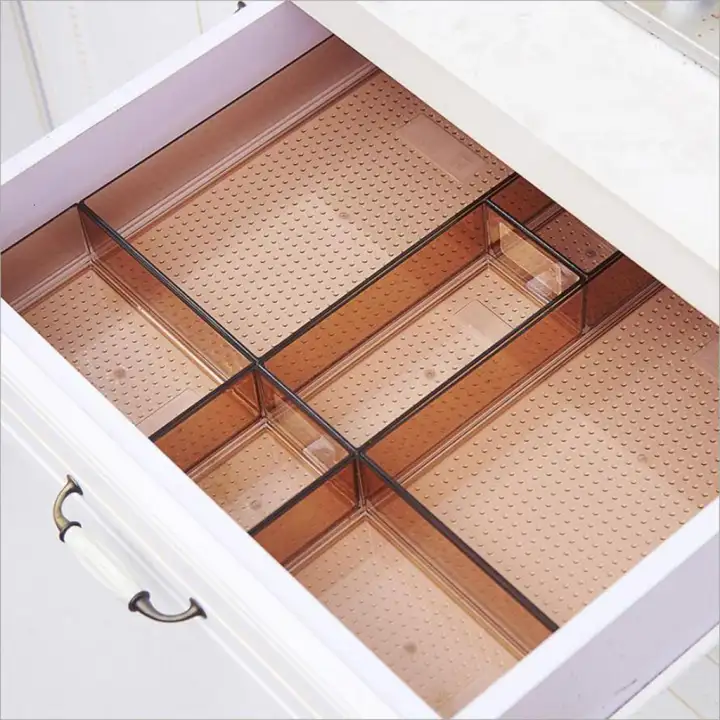 Dolity Expandable Divided Office Desk Drawer Organizer Tray Office