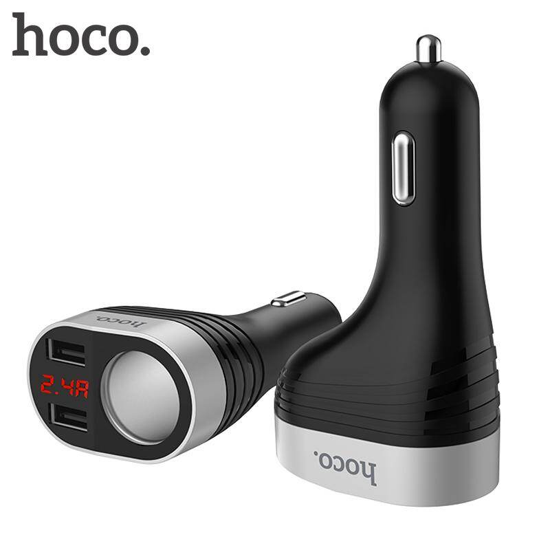 HOCO Dual USB Car Charger For Mobile Phone Tablet 3.1A Fast Charging Car-Charger 1 car charge slot Car Phone Charger Adapter