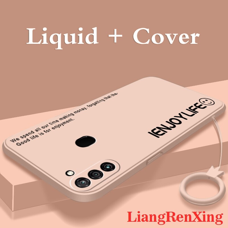 ốp lưng ốp lưng Vỏ Samsung A11 vỏ điện thoại softcase Silicone lỏng bảo vệ mịn vỏ Cản Sốc chống sốc thiết kế mới ytzimu02 đẹp viền vuông cute đẹp viền vuông cute
