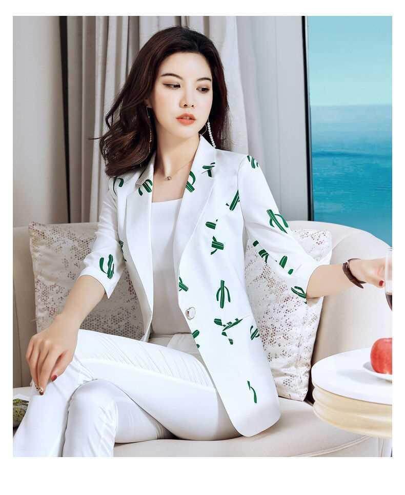 Phụ Nữ Sọc Blazer, Áo Ve Áo Cỡ Lớn Mỏng